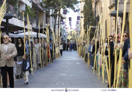 Guía de Procesiones de la Semana Santa de Gandia: Domingo de Ramos