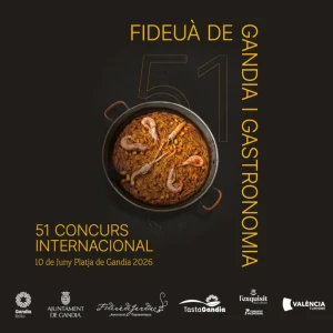Gandia presenta la 51ª edición del Concurso Internacional de Fideuà con novedades y una apuesta por la innovación