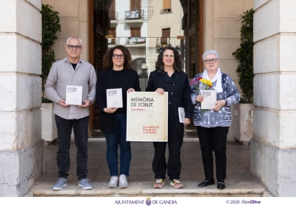 La escritora Eva Mánez presenta mañana en Gandia el libro 'Memòria de l’oblit: La repressió franquista a La Safor'