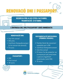 Tavernes de la Valldigna facilita a sus vecinos la renovación del DNI