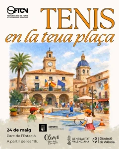 Oliva impulsa el tenis base con la actividad “Tenis en tu plaza” dentro del ITF World Tennis Tour W15