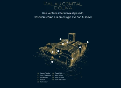 El Palau Condal de Oliva recupera su esplendor del siglo XVI con una nueva experiencia interactiva, inmersiva y accesible.