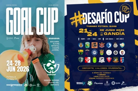 Más de 15.000 personas asistirán a los torneos Desafío Cup y Goal Cup en Gandia