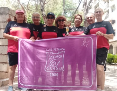 El Club de Petanca Safor Gandia conquista su tercera Liga Regional Femenina consecutiva