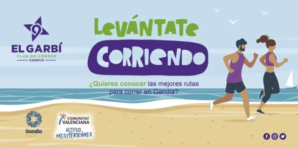 Gandia impulsa el turismo deportivo con la XIV edición de "Levántate corriendo"