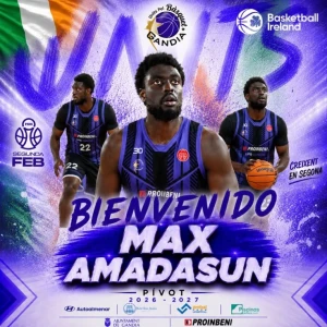 Max Amadasun, nuevo fichaje del Units Pel Bàsquet Gandia