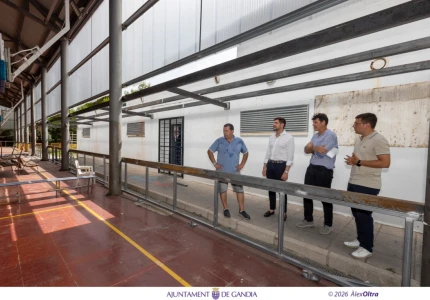 Gandia invierte 80.000 euros para modernizar la pista B de baloncesto del polideportivo municipal
