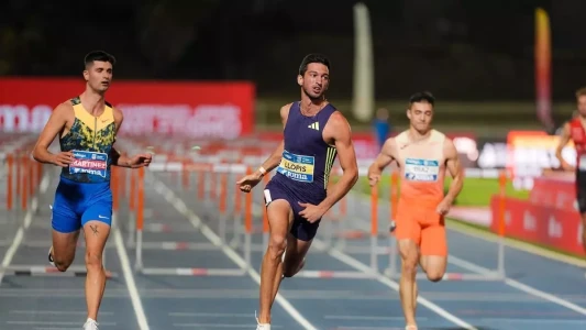 Bellreguard celebra el cuarto Campeonato de España consecutivo de Quique Llopis en 110 metros vallas