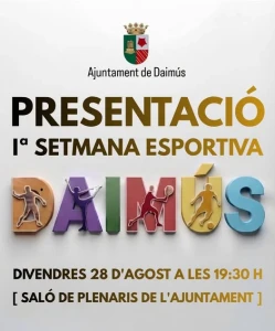 Daimús presenta su V Semana Deportiva con el respaldo de sus deportistas de élite