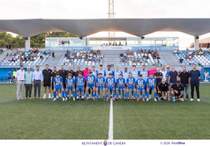 El CF Gandia y la UD Oliva protagonizaron la 40.ª edición del Trofeo Ciudad de Gandia