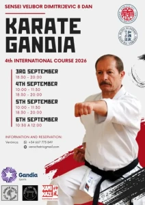Gandia reúne a especialistas internacionales en el 4º Curso Internacional de Karate