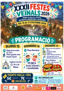 Tres días de fiestas vecinales en la Plaça El·líptica y la República Argentina
