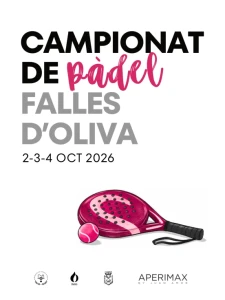 Vuelve una nueva edición del Campeonato de Pádel de las Fallas de Oliva