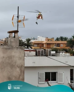Oliva activa un centro de mando ante la gravedad del temporal