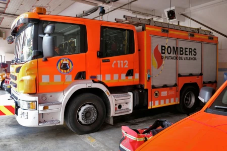 Incendio en una vivienda de la calle Jaume Torres de Gandia