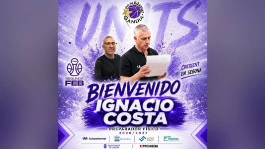 Ignacio Alejandro Costa se incorpora a Units Pel Bàsquet Gandia como preparador físico