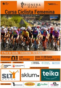 La Pionera Race convierte la comarca de La Safor en epicentro del ciclismo femenino internacional