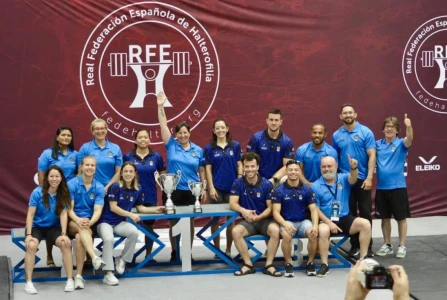 El Club de Halterofilia Gandia brilla en el Campeonato de España Absoluto de Zaragoza